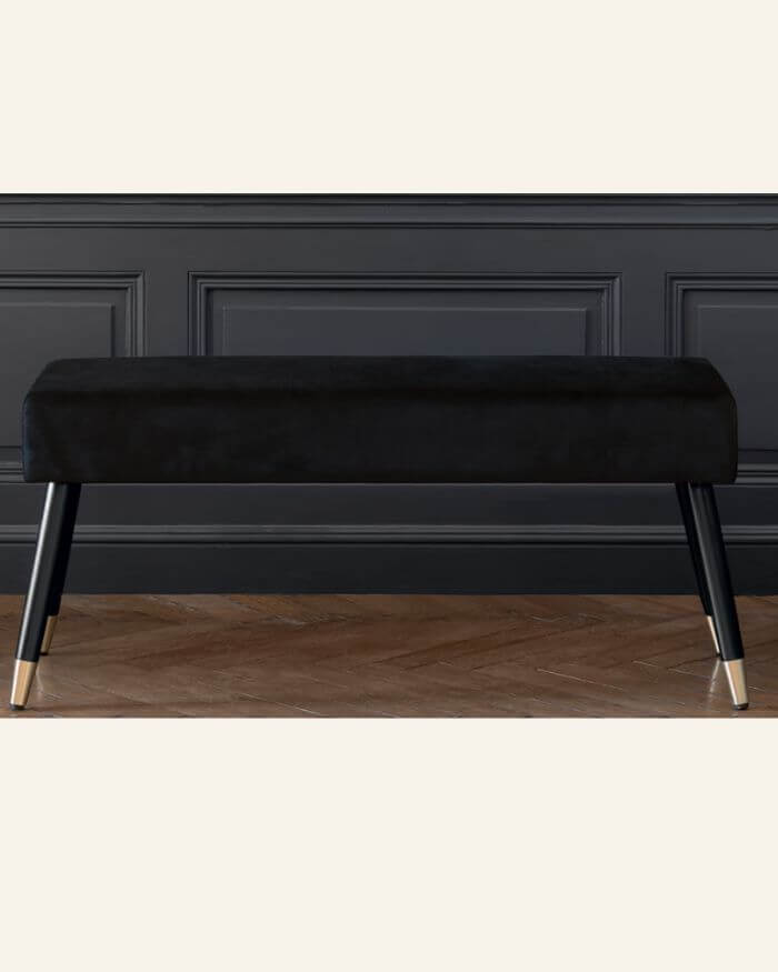 Bench in Velvet Black