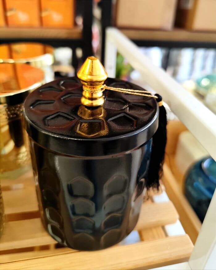 Black Box with Candle with Tussel