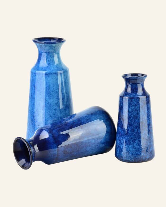 Blue Dark Vase Large