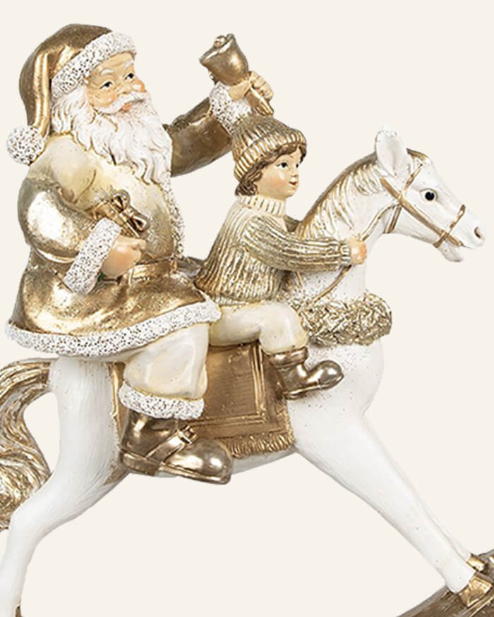 Christmas Decoration Santa Claus on Horse