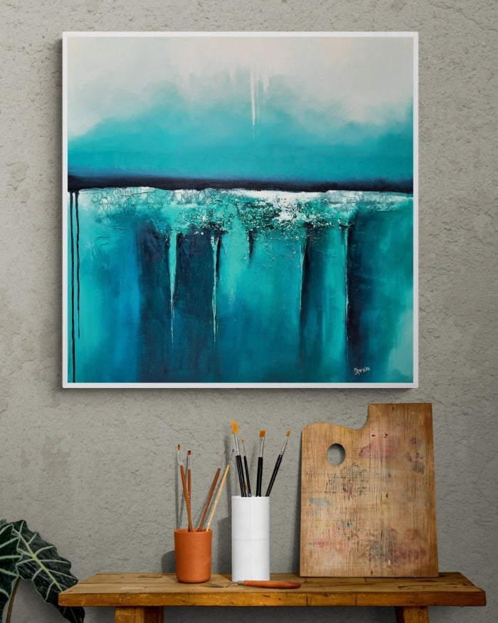 'Cold' Painting in Acrylic