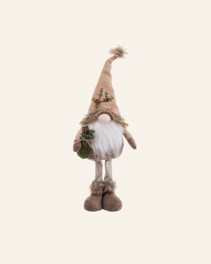 Gnome in White and Biege