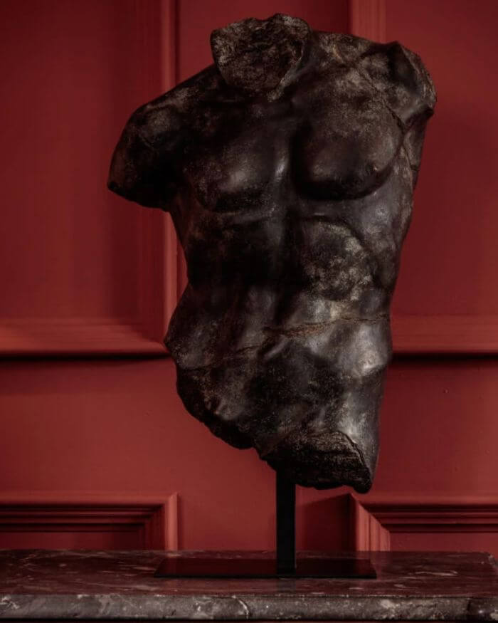 Large Bronze Maximillian Torso