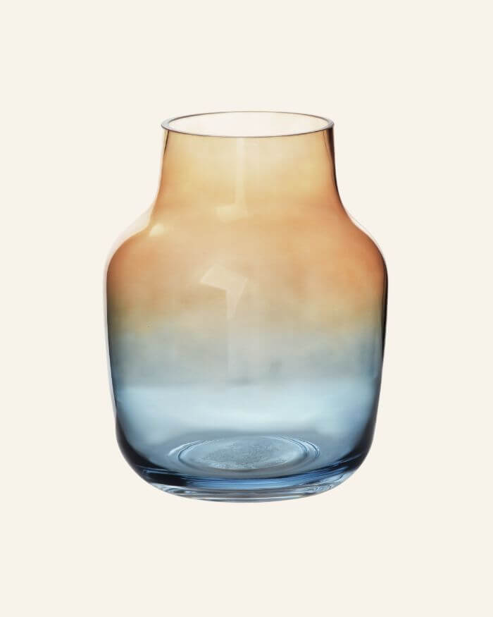 Multi-Coloured Glass Vase
