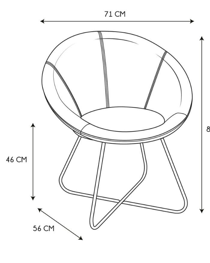 Pink Gold Velvet Armchair