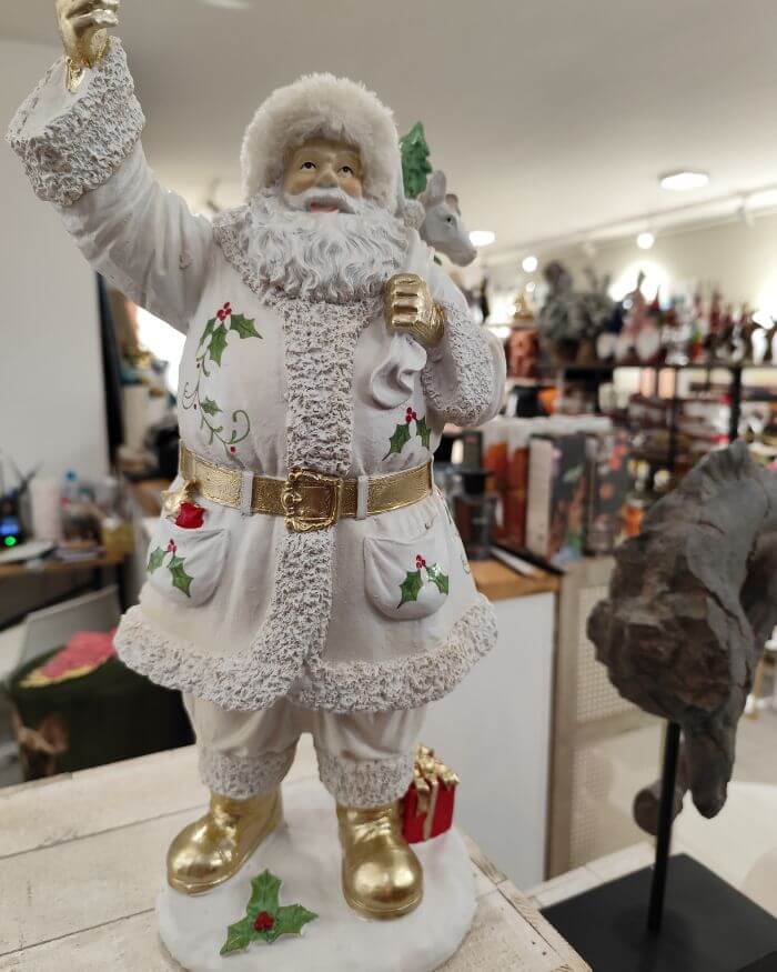 Santa in White