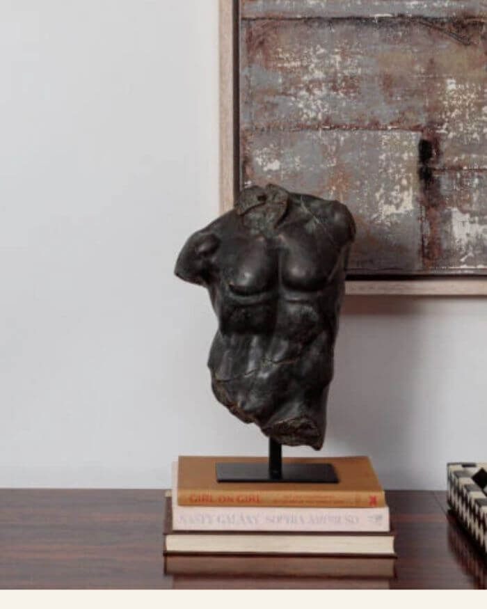 Small Bronze Maximillian Torso