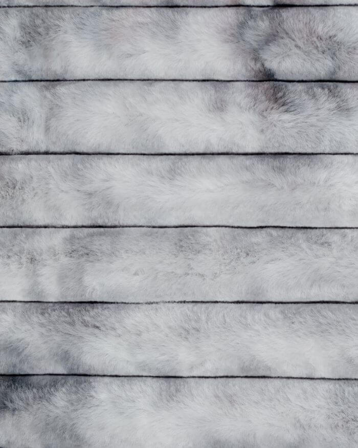 Stripy Throw Grey