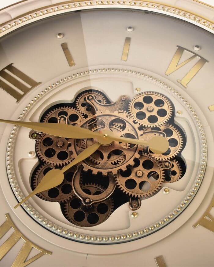 Wall Clock Beige 71cm