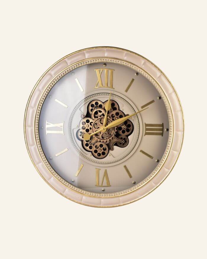 Wall Clock Beige 71cm