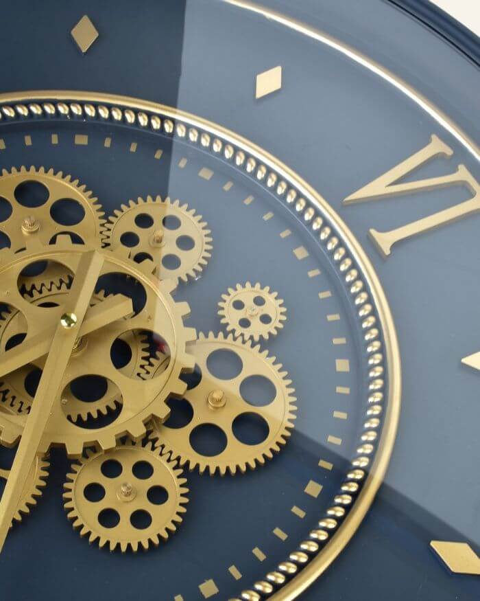 Wall Clock Black 56cm