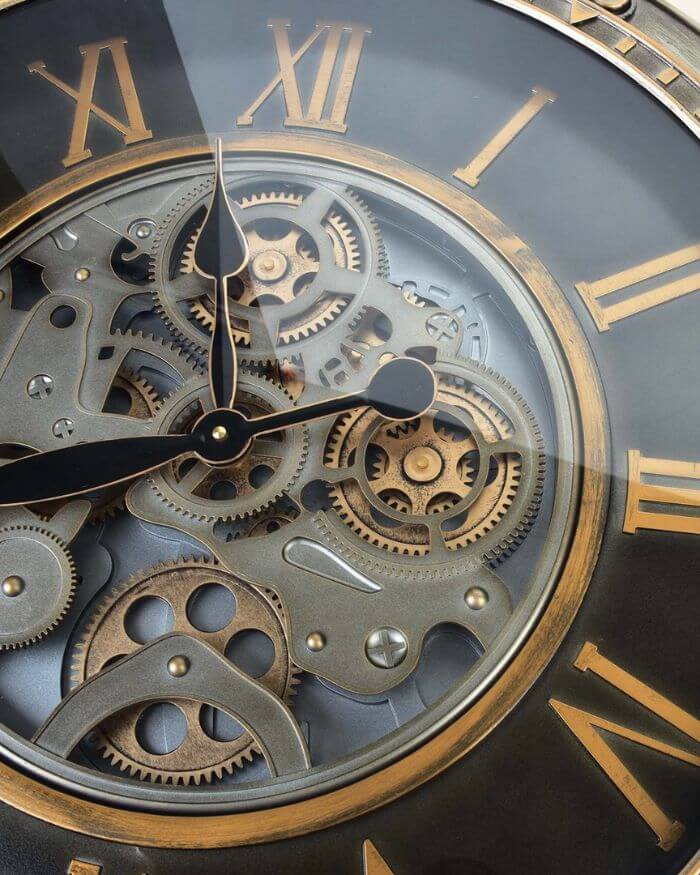 Wall Clock Bronze 66cm