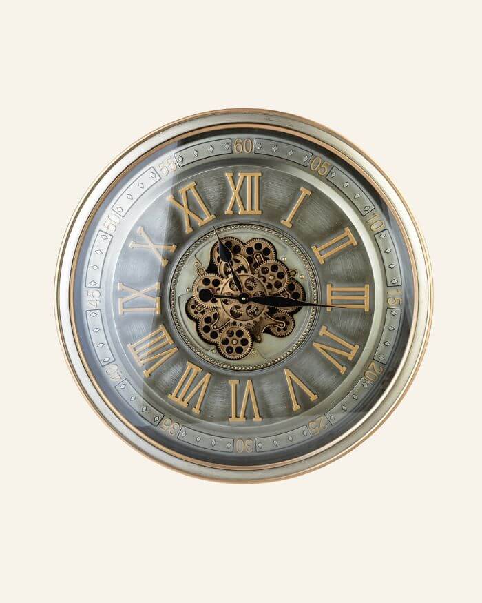 Wall Clock Gold 80cm