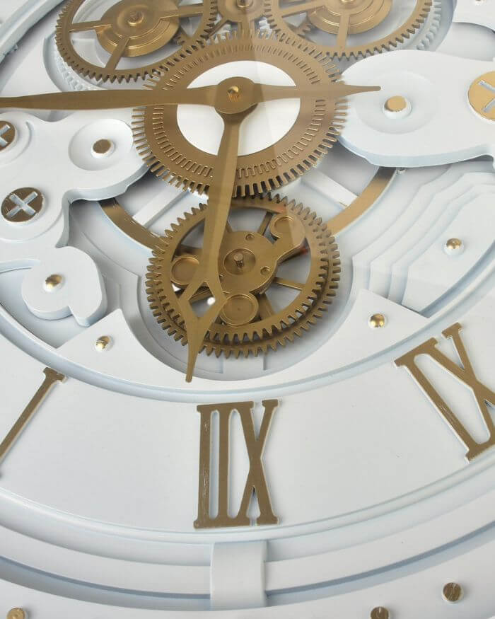 Wall Clock White 66cm
