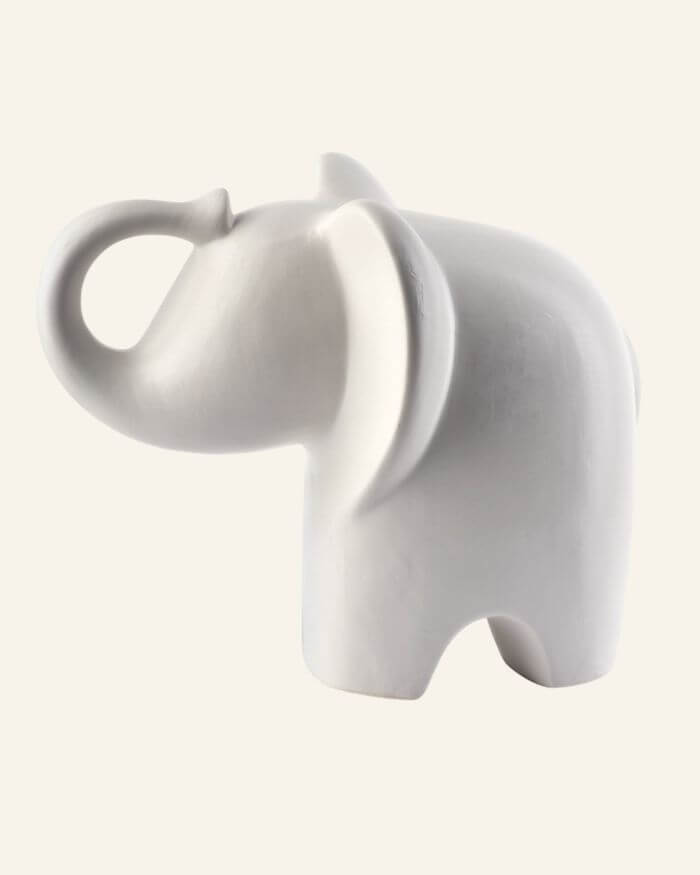 White Elephant Fugurine
