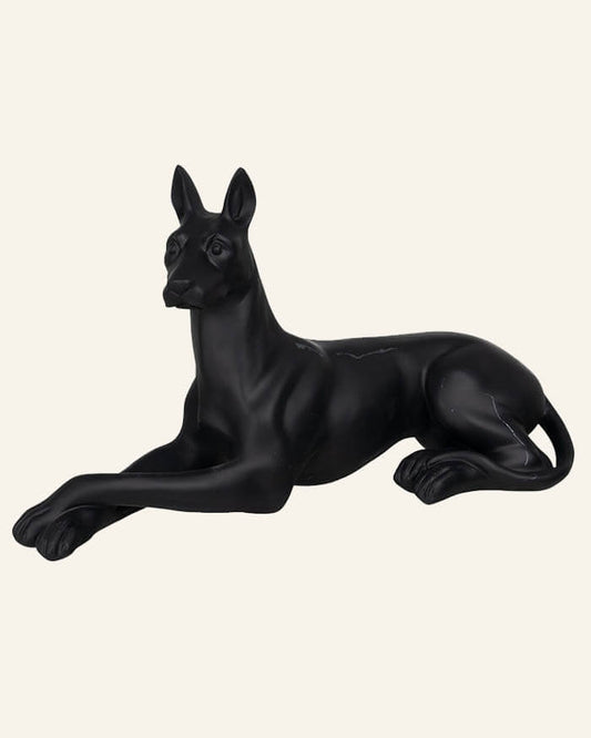 Black Dog Figurine