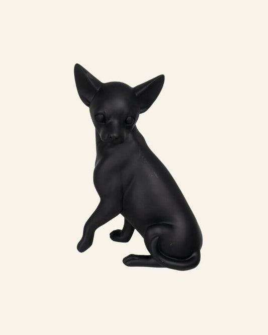 Black Chihuahua Figurine