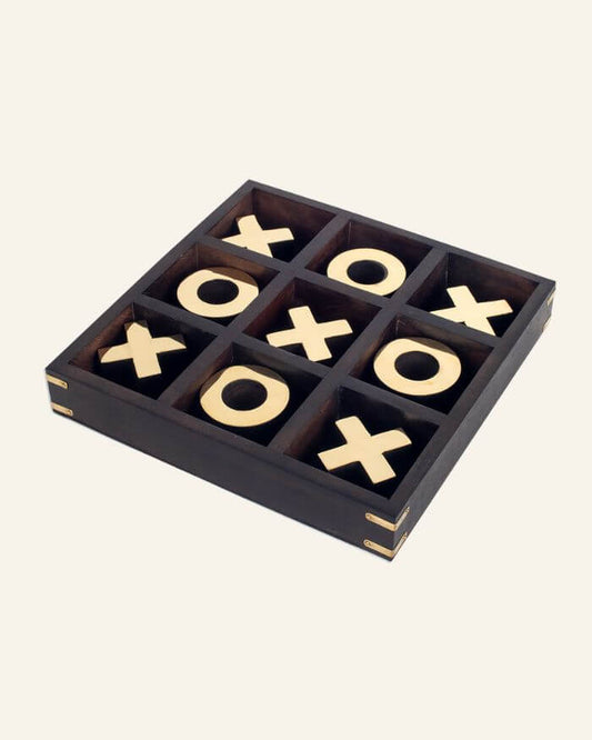 Board Game in Wood and Gold