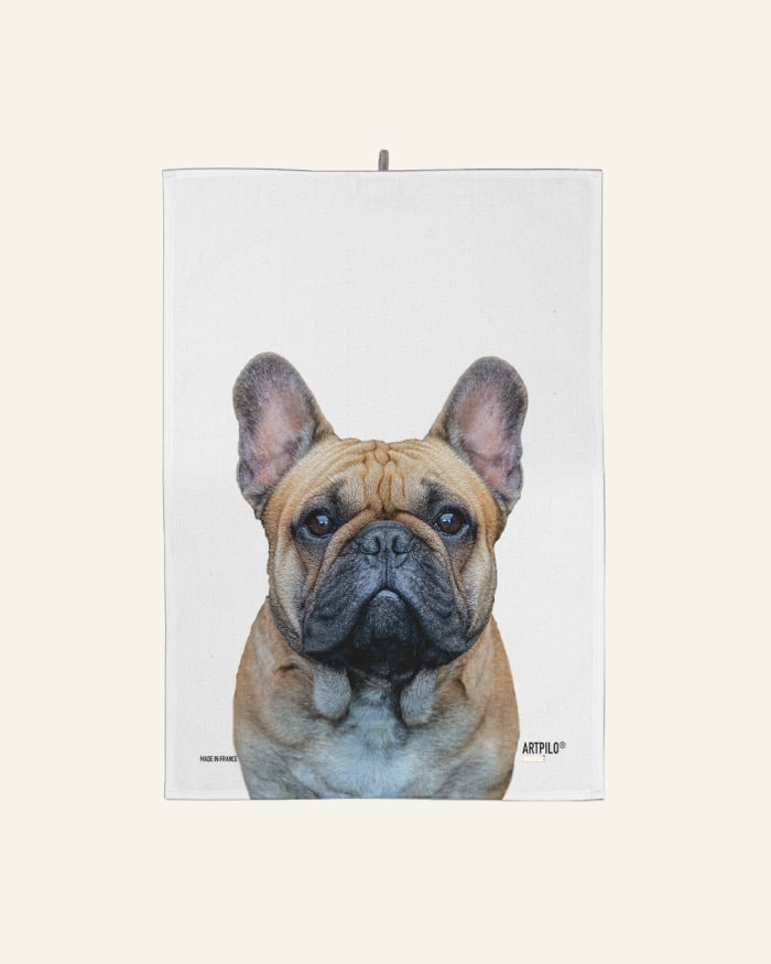 Bulldog Tea Towel