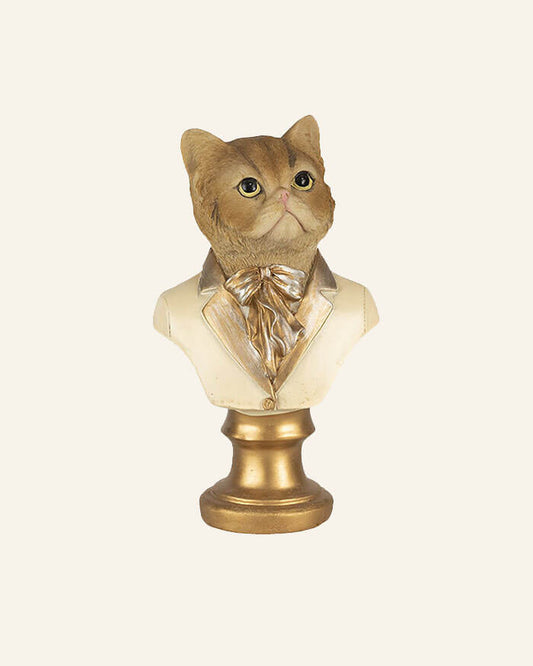 Cat Bust in Polyresin