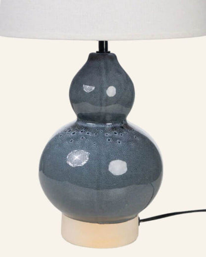 Ceramic Blue Desk Lamp