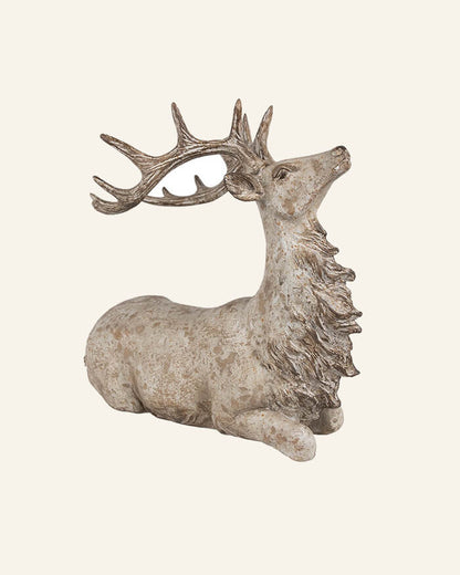 Decorative Figurine Deer Laying