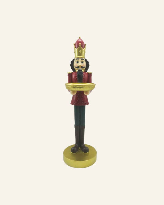 Nutcracker with Gold Tray