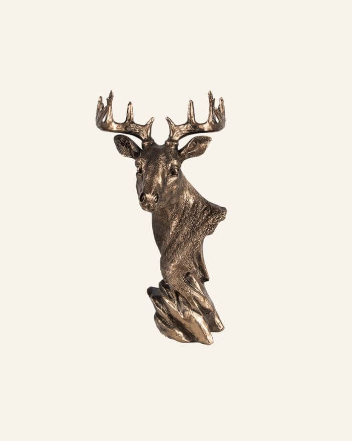 Reindeer Bust Decoration