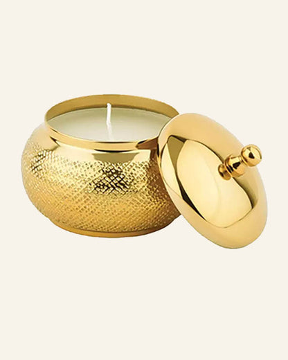 Round Gold Candle