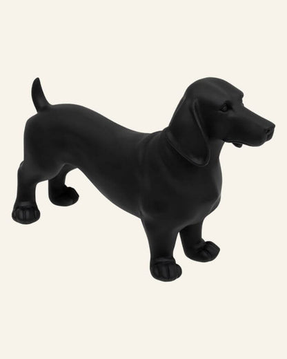 Sausage Dog figurine in Black