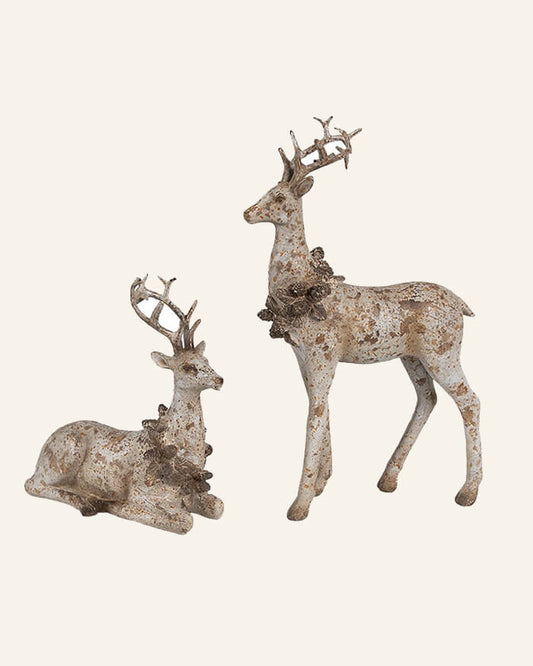 Set of 2 Decorative Deers