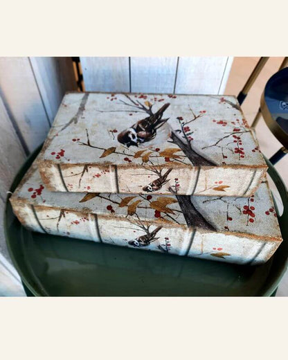 Set of Decorative Boxes Bird