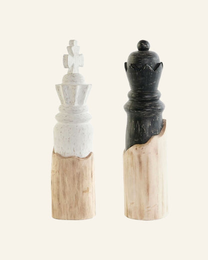 Set of two Large Chess Pieces