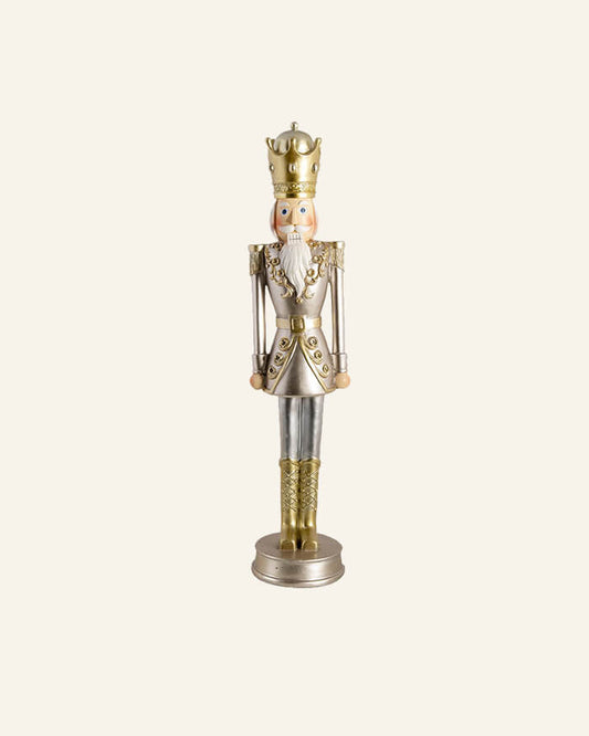 Silver Gold Nutcracker standing