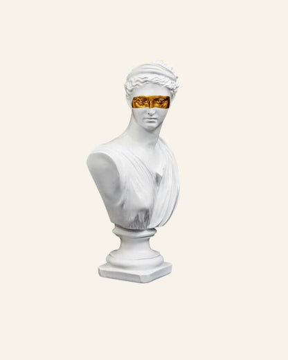 Statue Bust Golden Musk