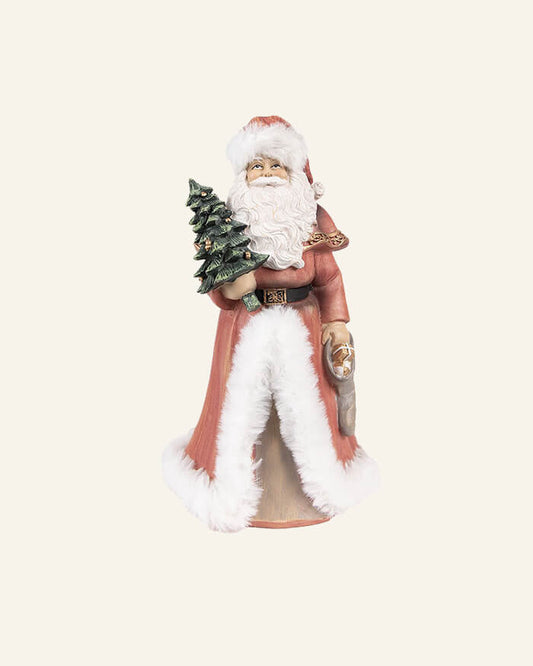 Statue Santa Claus in red and White