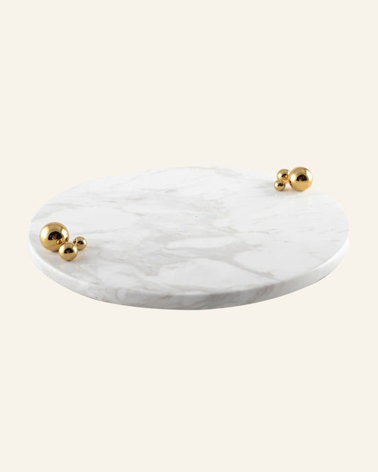 Round Marble Tray